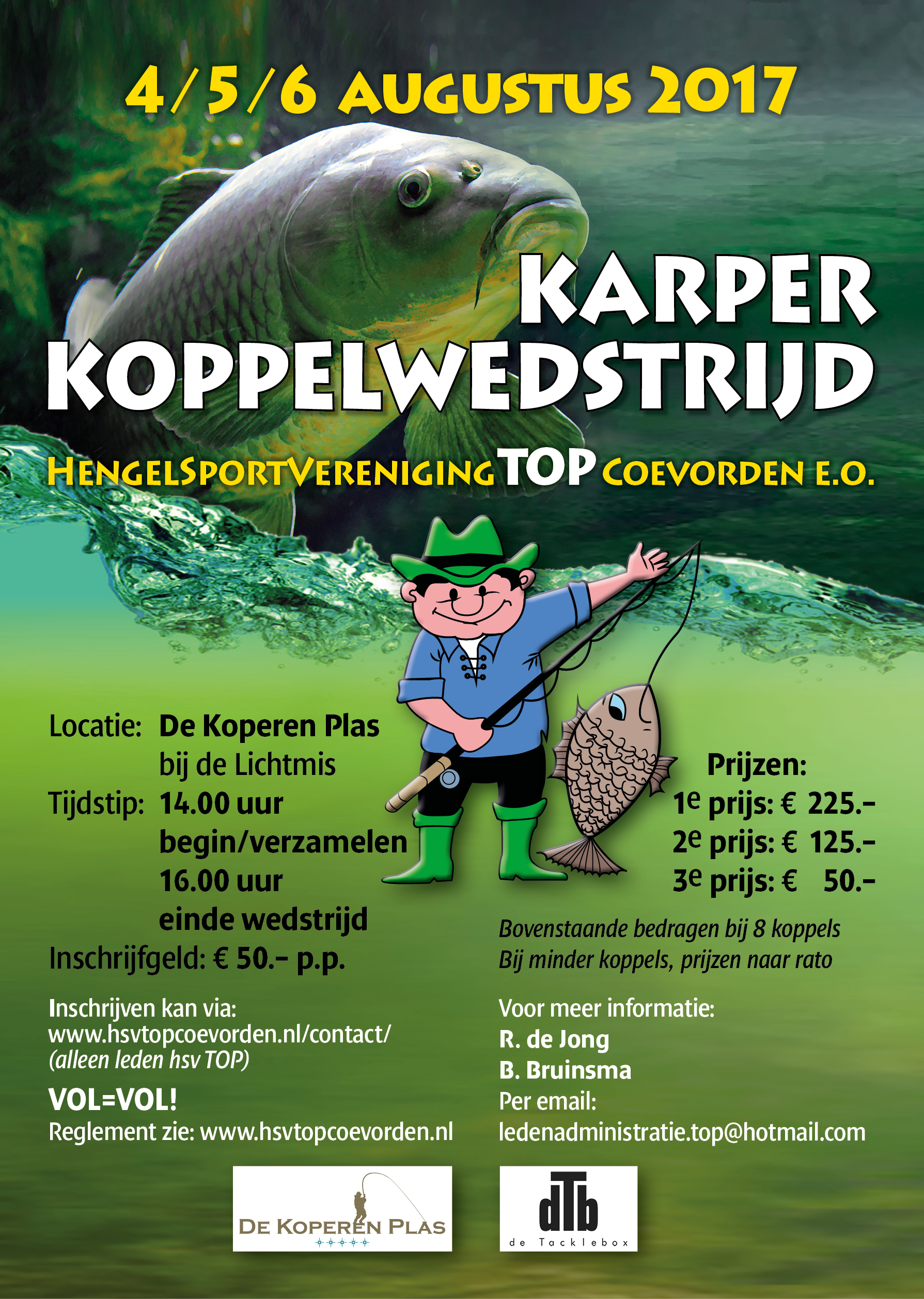 Karper koppelwedstrijd HSV TOP Coevorden
